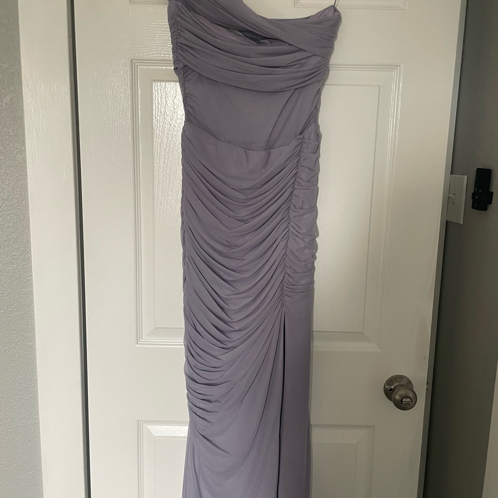 Abercrombie & Fitch One Shoulder Lavender Dress
